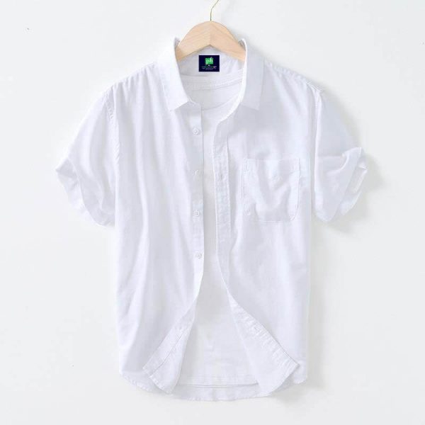 Half Sleeve Cotton Shirt - Image 6