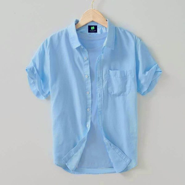 Half Sleeve Cotton Shirt - Image 7