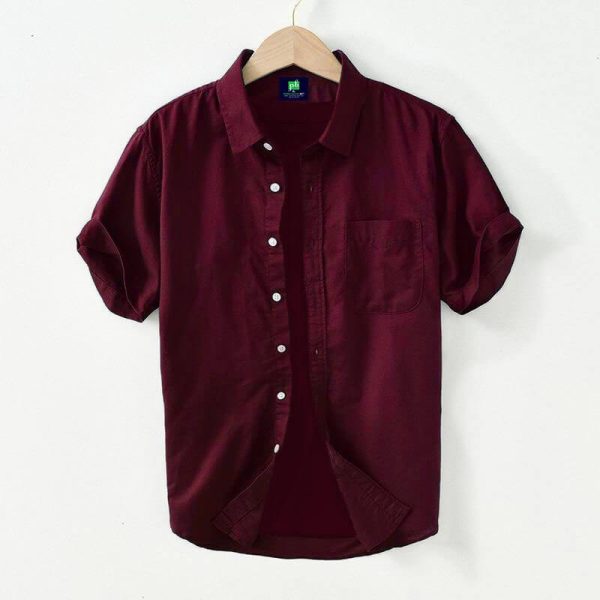 Half Sleeve Cotton Shirt - Image 3