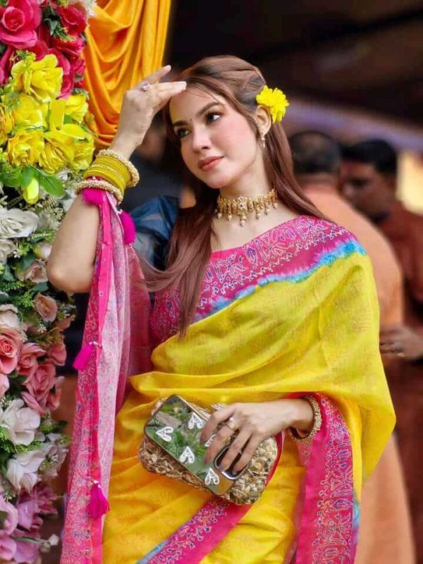 অরিজিনাল ডিজিটাল প্রিন্ট শাড়ি