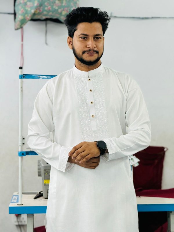 Sequence Embroidery Panjabi - Image 5