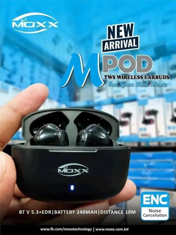 𝗠𝗢𝗫𝗫 Mpod TWS Earbuds - Image 2