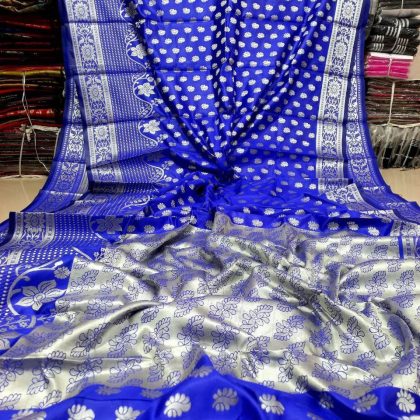 Soft silk Katan Sari