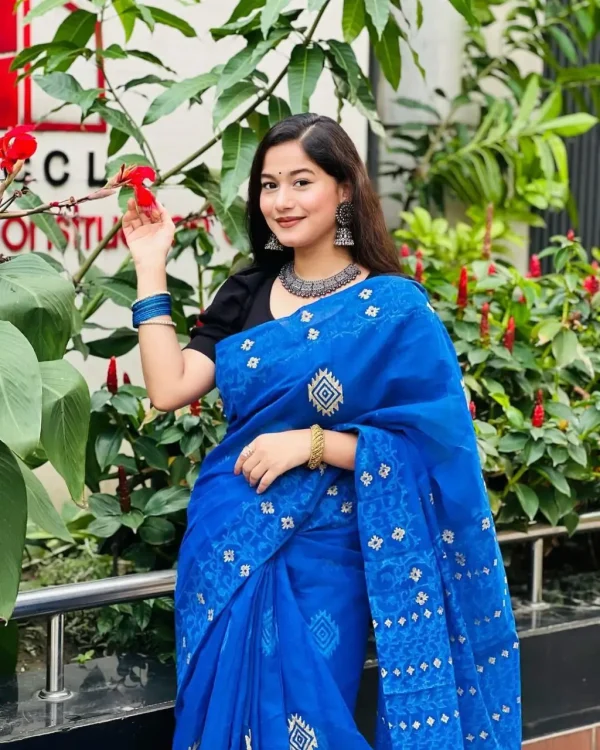 Semi Cotton Sari