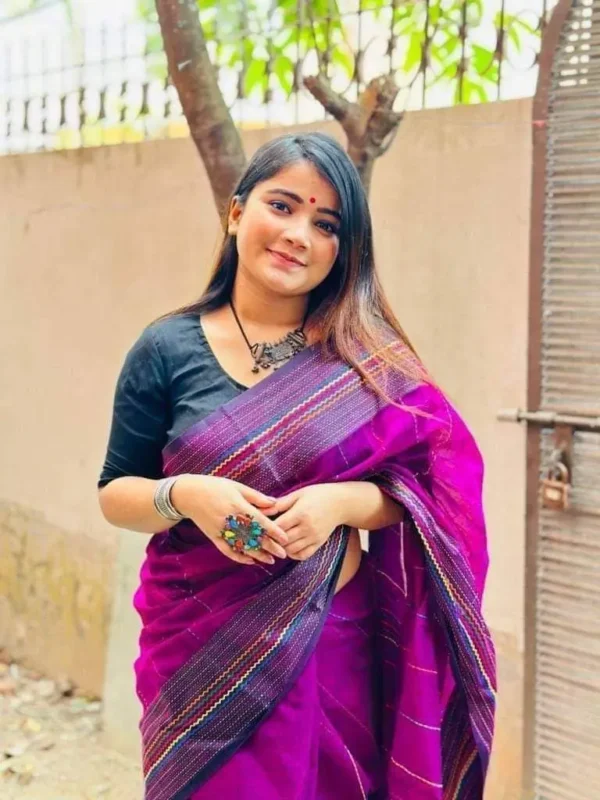 খেশ কাঁথা স্টিচ শাড়ি